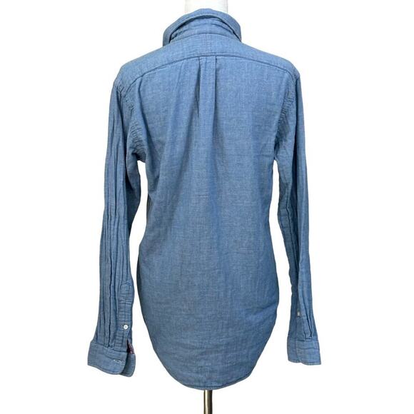 Ralph Lauren  Blue Label Chambray with Flannel lining Gorp Cabin Core Rare! - Picture 3 of 6